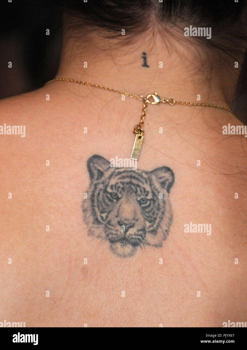 Burbank Etats Unis 9 Septembre 18 Ariel Winter Actrice Tatouage Detail Assiste A La 10e Edition