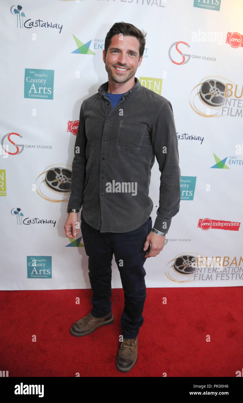 Burbank, États-Unis. 9 septembre 2018. Acteur Scott Bailey assiste à la 10e édition du Festival International du Film de Burbank, la remise des prix de la clôture le 9 septembre 2018 à Los Angeles Marriott Burbank Airport de Burbank, Californie. Photo de Barry King/Alamy Live News Banque D'Images