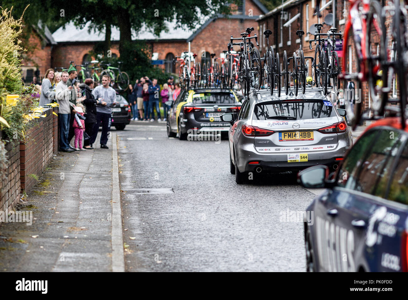 OvO Tour of Britain 2018 stage 7 West Bridgeford - Mansfield,UK. Banque D'Images