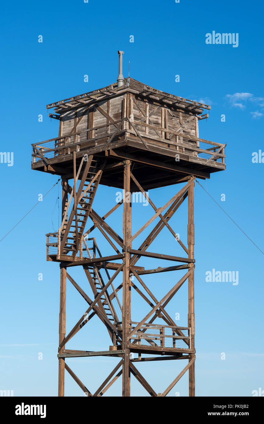 Red Hill Lookout, Wallowa - Whitman National Forest, de l'Oregon. Banque D'Images