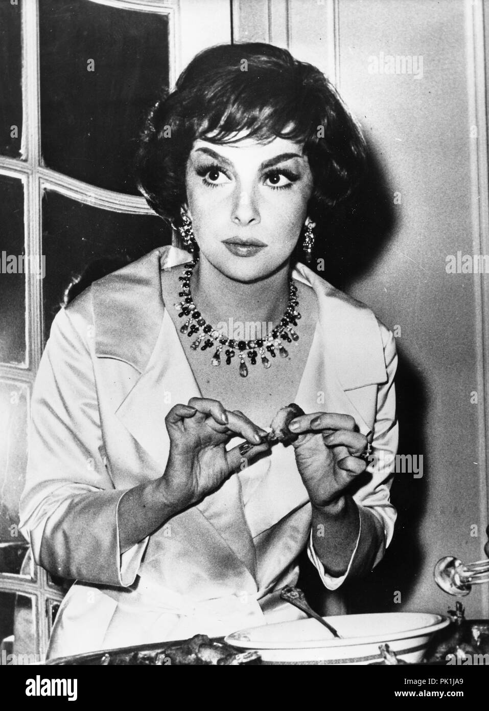 Gina Lollobrigida, New York, 1963 Banque D'Images