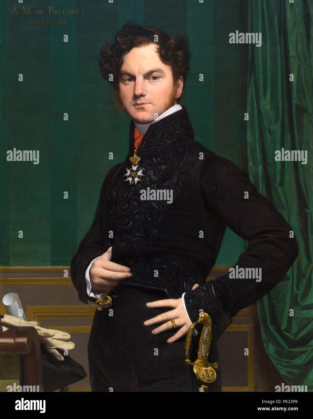 Le Comte de Pastoret s Amedee-David, Jean-Auguste-Dominique Ingres, 1823-1826, Art Institute of Chicago, Chicago, Illinois, USA, Amérique du Nord, Banque D'Images Le Comte de Pastoret s Amedee-David, Jean-Auguste-Dominique Ingres, 1823-1826, Art Institute of Chicago, Chicago, Illinois, USA, Amérique du Nord, Banque D'Images