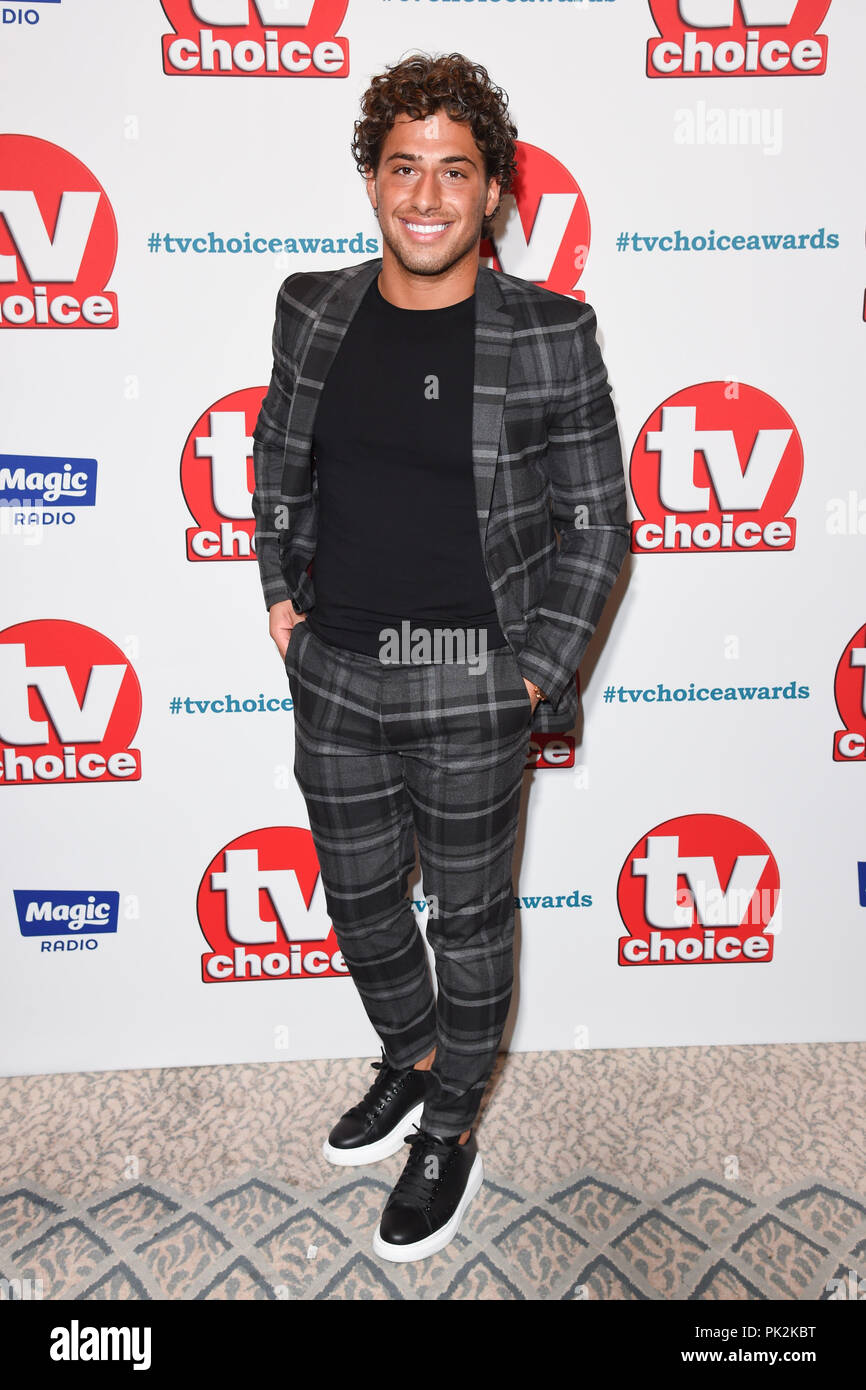 Londres, Royaume-Uni. 10 septembre 2018 Cetinay : Kem au TV Choice Awards 2018 at The Dorchester Hotel, Londres. Photo : Steve Sav/Featureflash Crédit : Sarah Stewart/Alamy Live News Banque D'Images