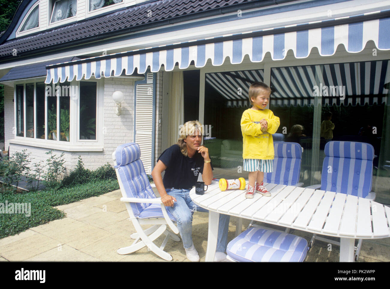 Dieter Bohlen sur 29.05.1988 à Hambourg. Dans le monde d'utilisation | Banque D'Images