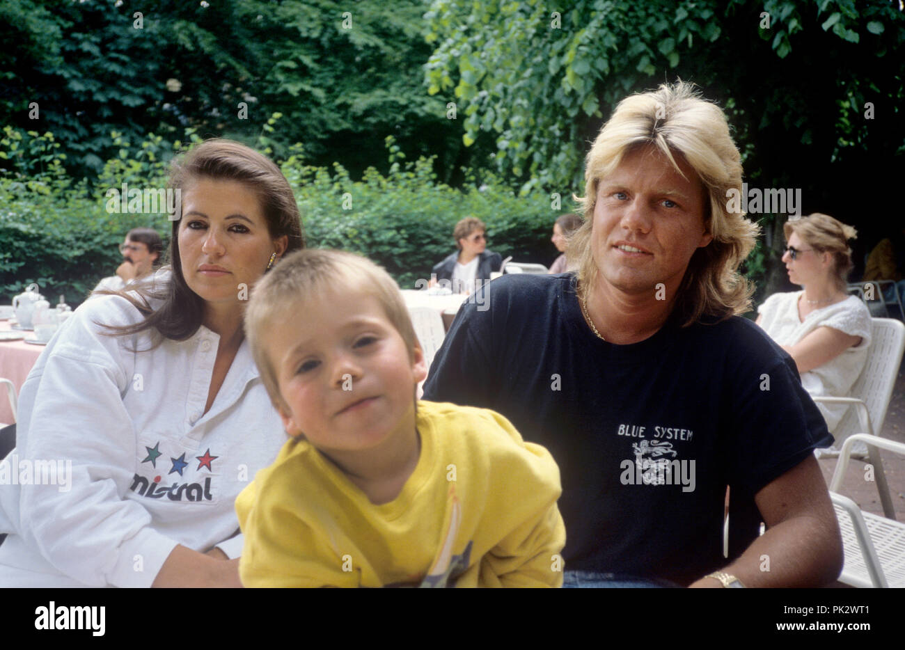 Dieter Bohlen und Erika Sauerland sur 29.05.1988 à Hambourg. Dans le monde d'utilisation | Banque D'Images