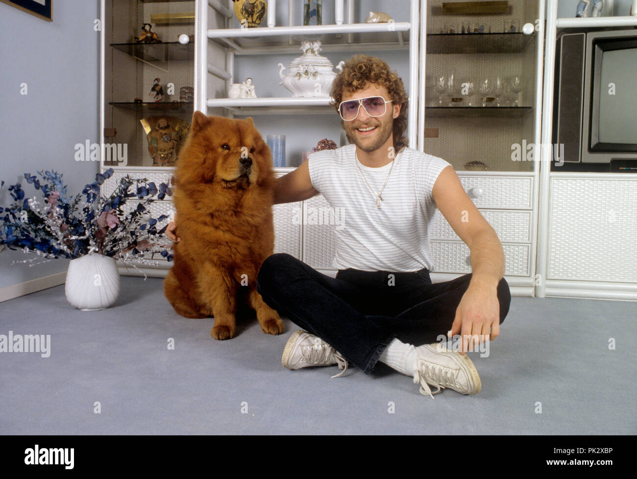 Michael Cretu en février 1983 à München / Munich. Dans le monde d'utilisation | Banque D'Images