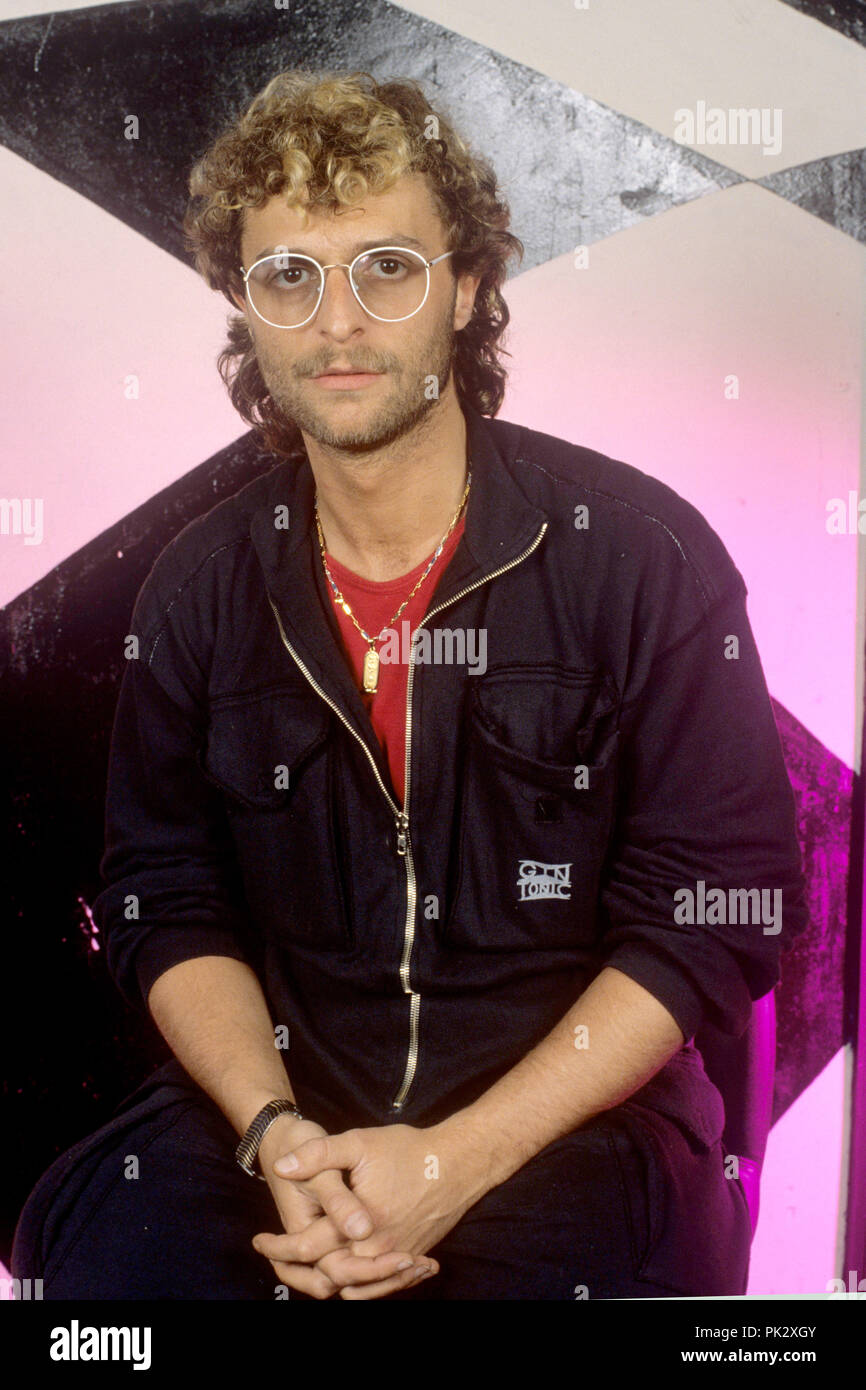 Michael Cretu sur 08.01.1985 à Neuwied. Dans le monde d'utilisation | Banque D'Images