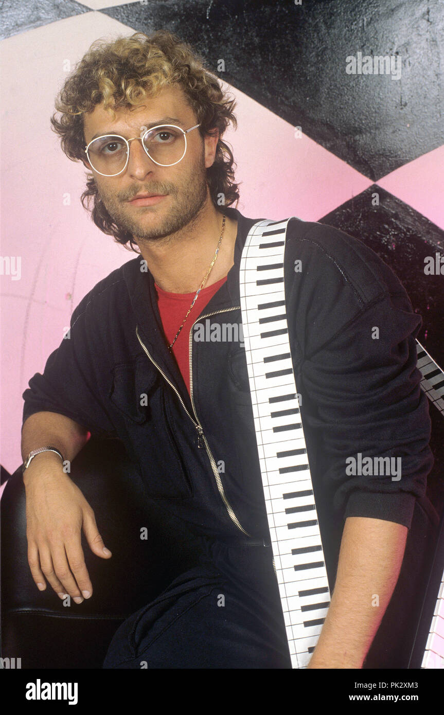 Michael Cretu sur 08.01.1985 à Neuwied. Dans le monde d'utilisation | Banque D'Images