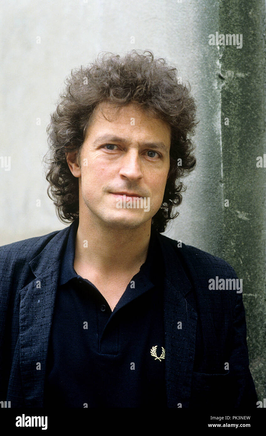 Wolfgang Niedecken (BAP) sur 13.07.1988 dans Stadt Brüssel / Ville de Brussel. Dans le monde d'utilisation | Banque D'Images