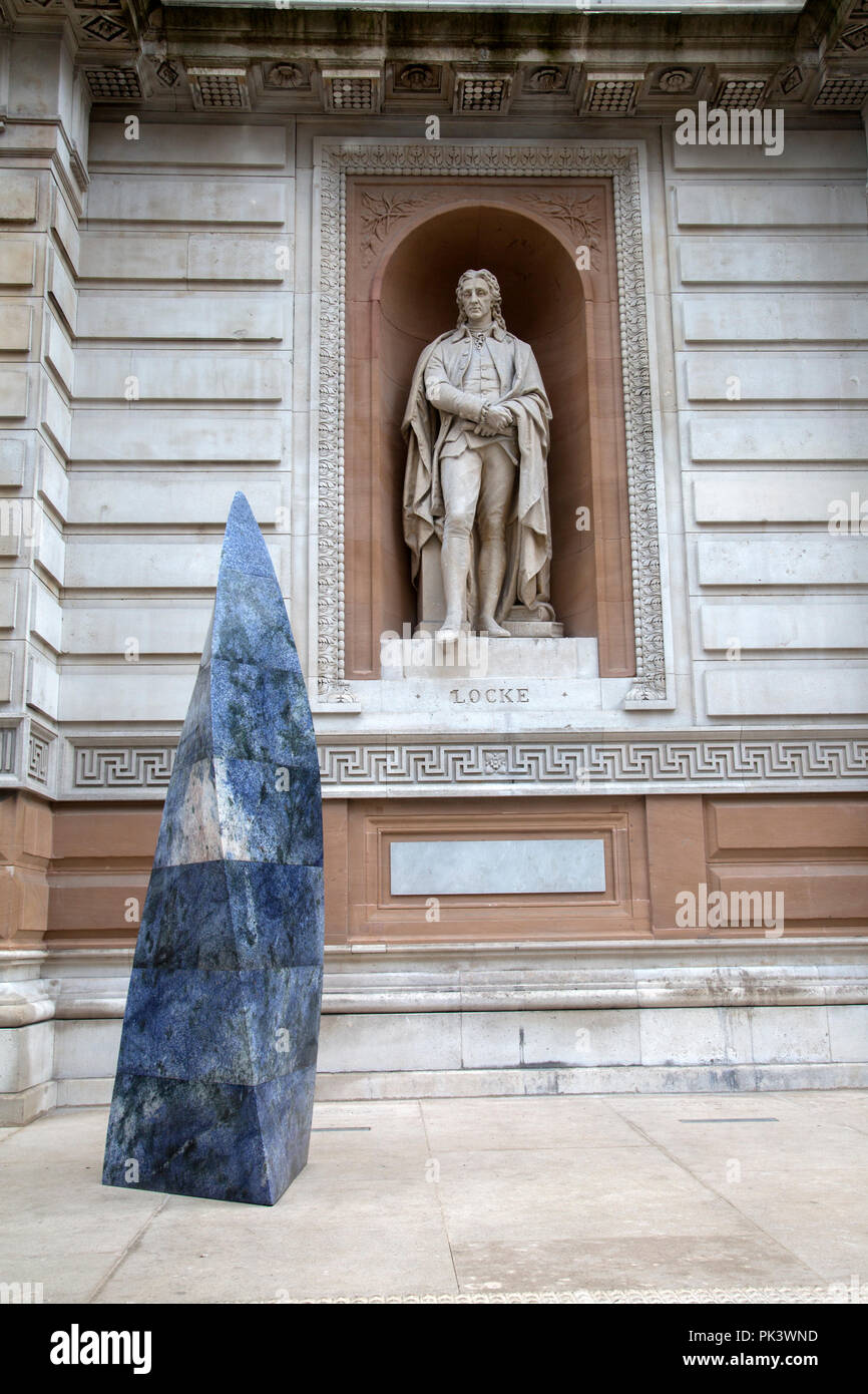 Locke Memorial, Royal Academy of Arts, Londres, Angleterre, Royaume-Uni Banque D'Images