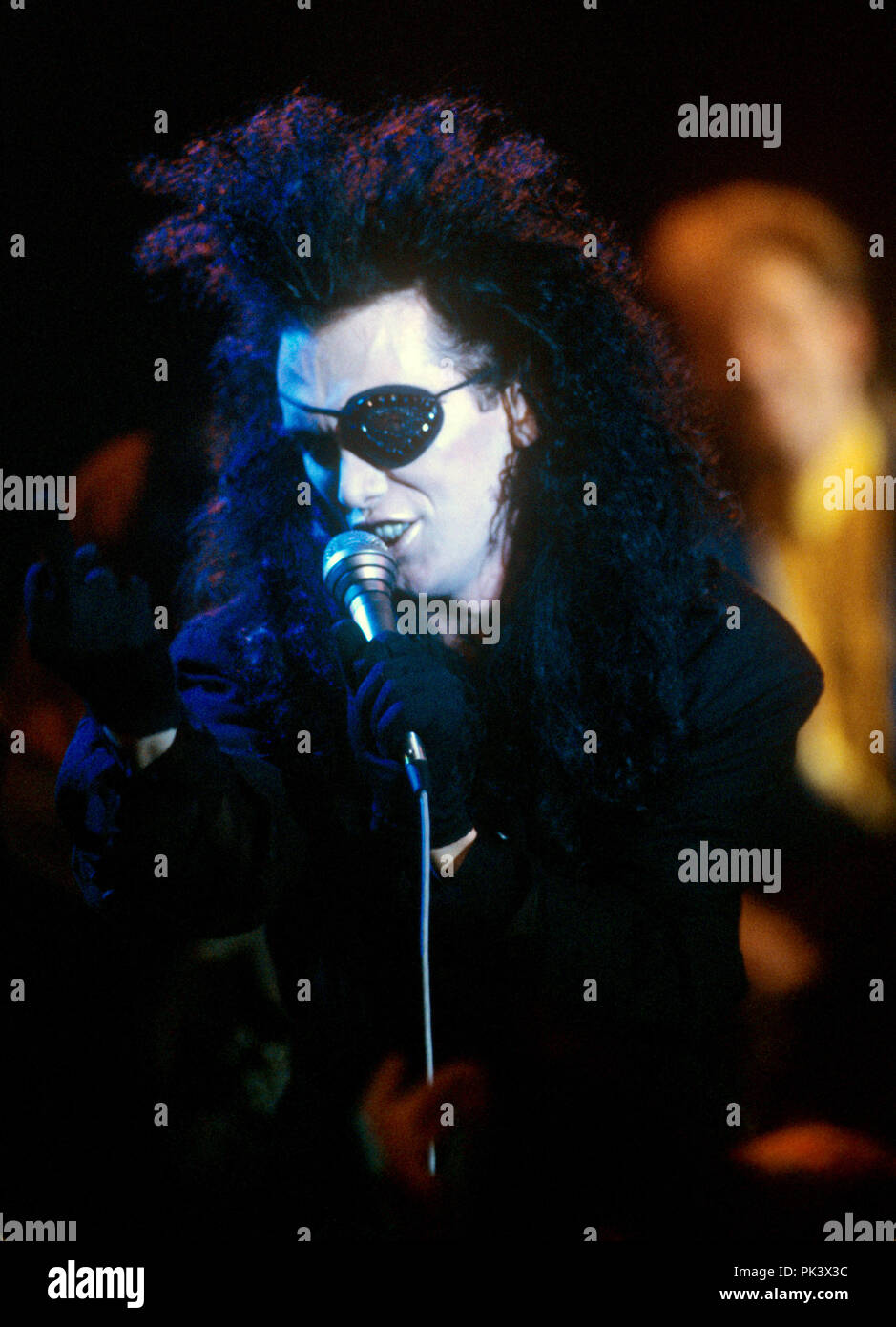 Pete Burns (morts ou vivants) en mai 1985 à Hambourg. Dans le monde d'utilisation | Banque D'Images