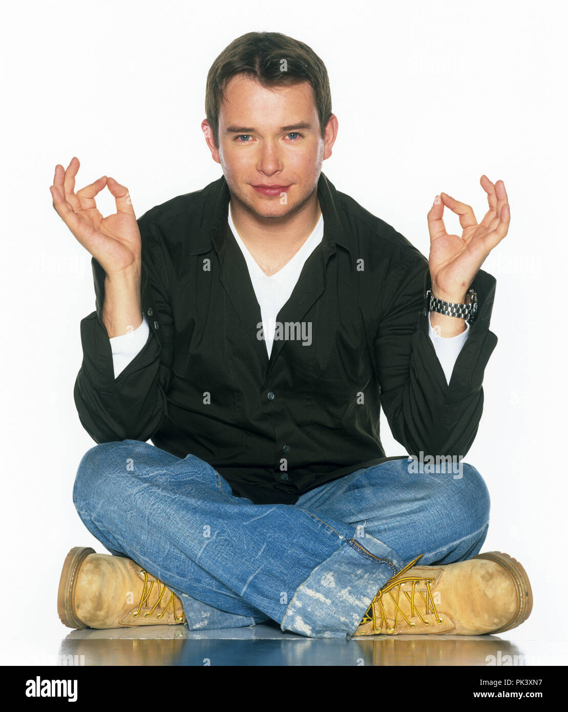 Stephen Gately sur 16.06.2000 à Hambourg. Dans le monde d'utilisation | Banque D'Images