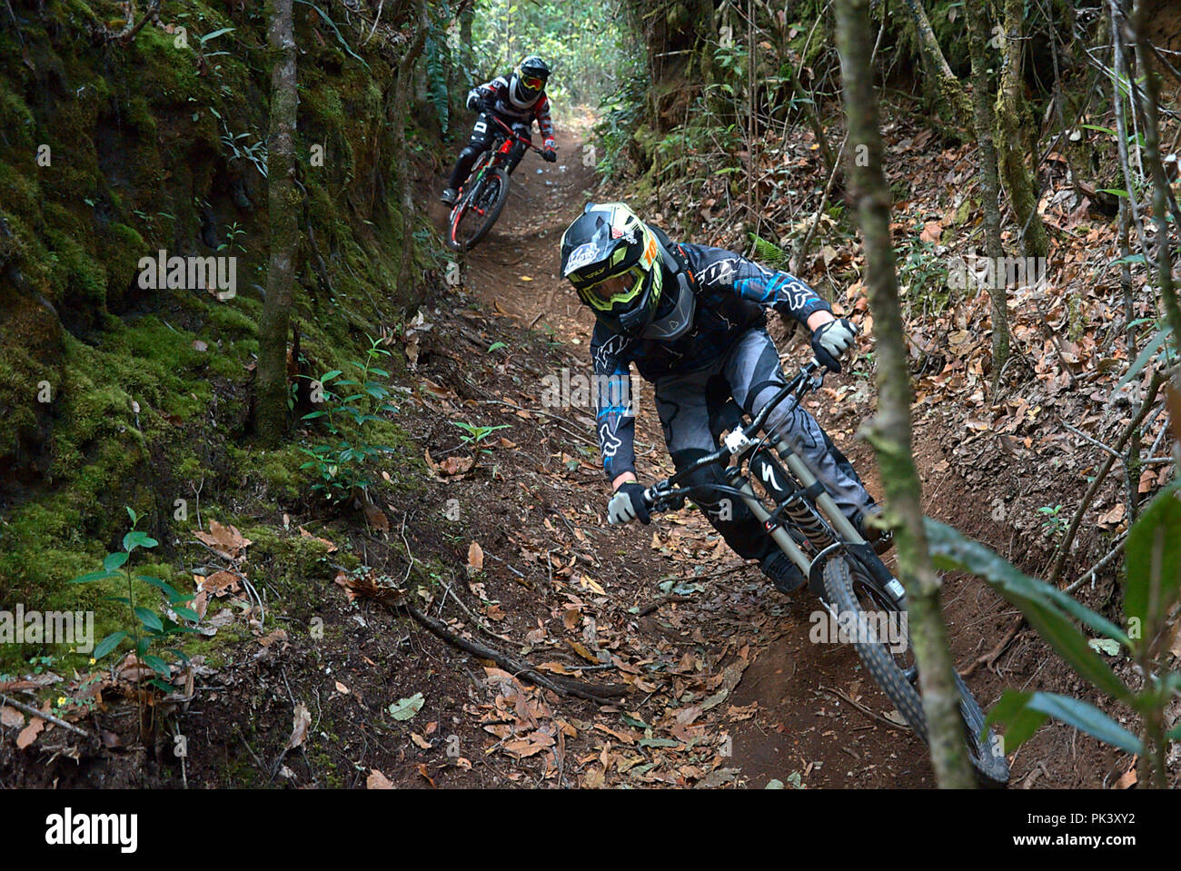 La formation de l'Enduro Banque D'Images