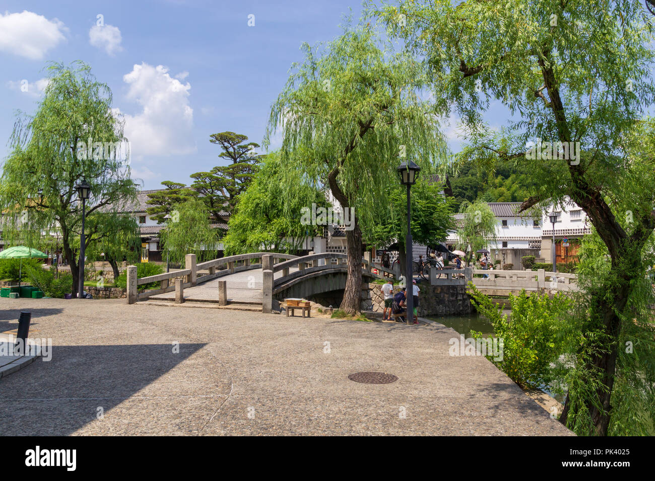 Kurashiki Kurashiki Bikan trimestre historique ;, préfecture d'Okayama, Japon Banque D'Images