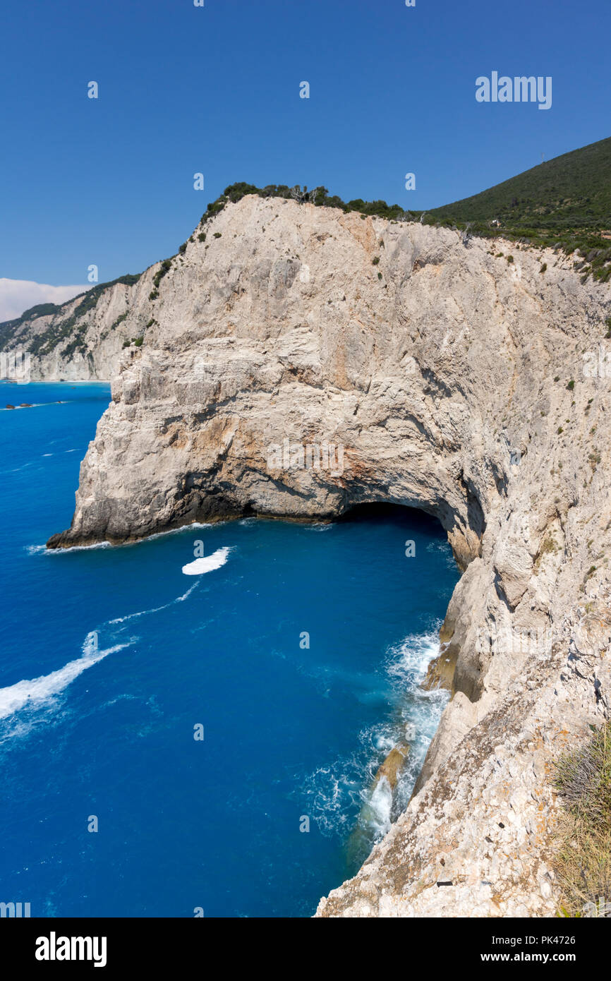 Des Rochers Près De La Plage De Porto Katsiki Leucade îles