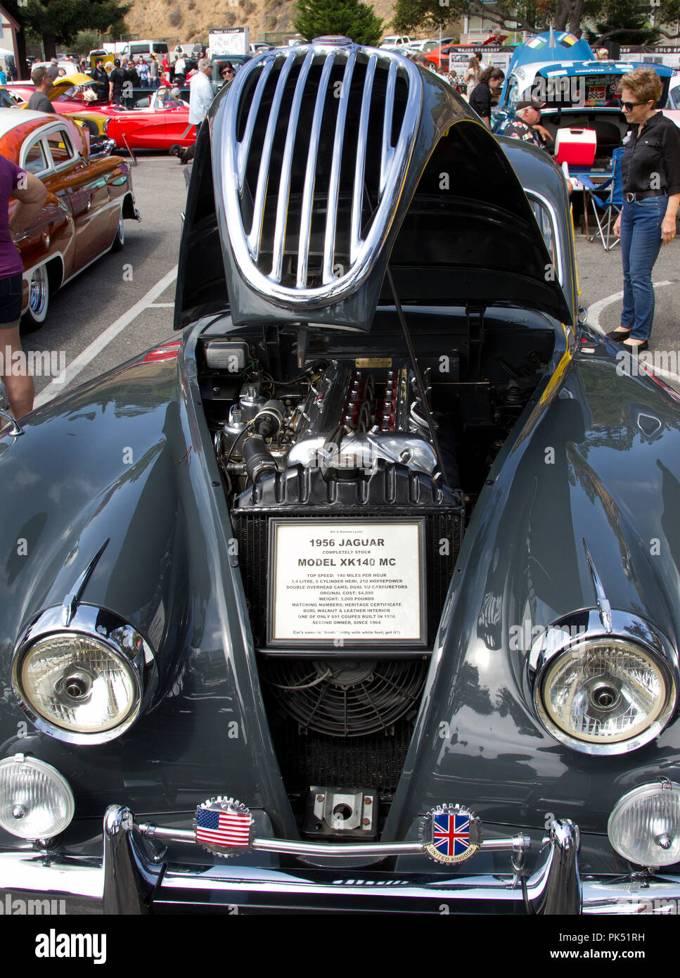 1956 Jaguar XK140 MC Banque D'Images