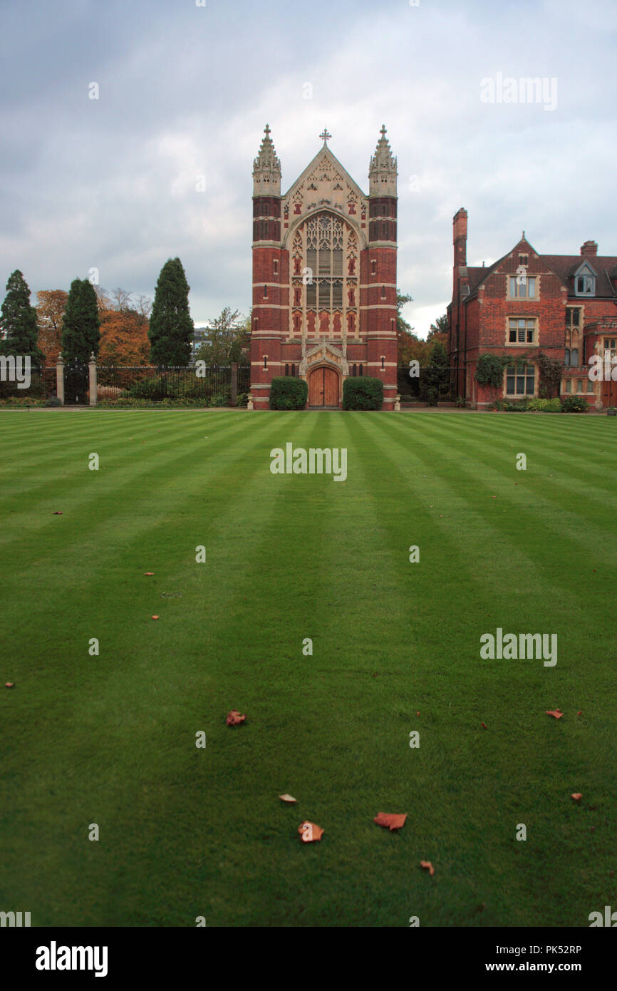 La Chapelle et Master's Lodge de toute l'ancienne Cour, Selwyn College, Cambridge, England, UK Banque D'Images