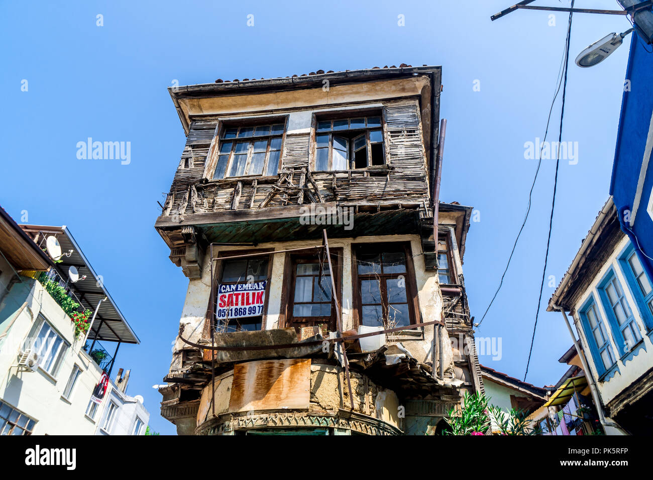 BURSA, TURQUIE - 01 septembre 2018 : : Tirilye est historique village de Mudanya, Bursa. Banque D'Images