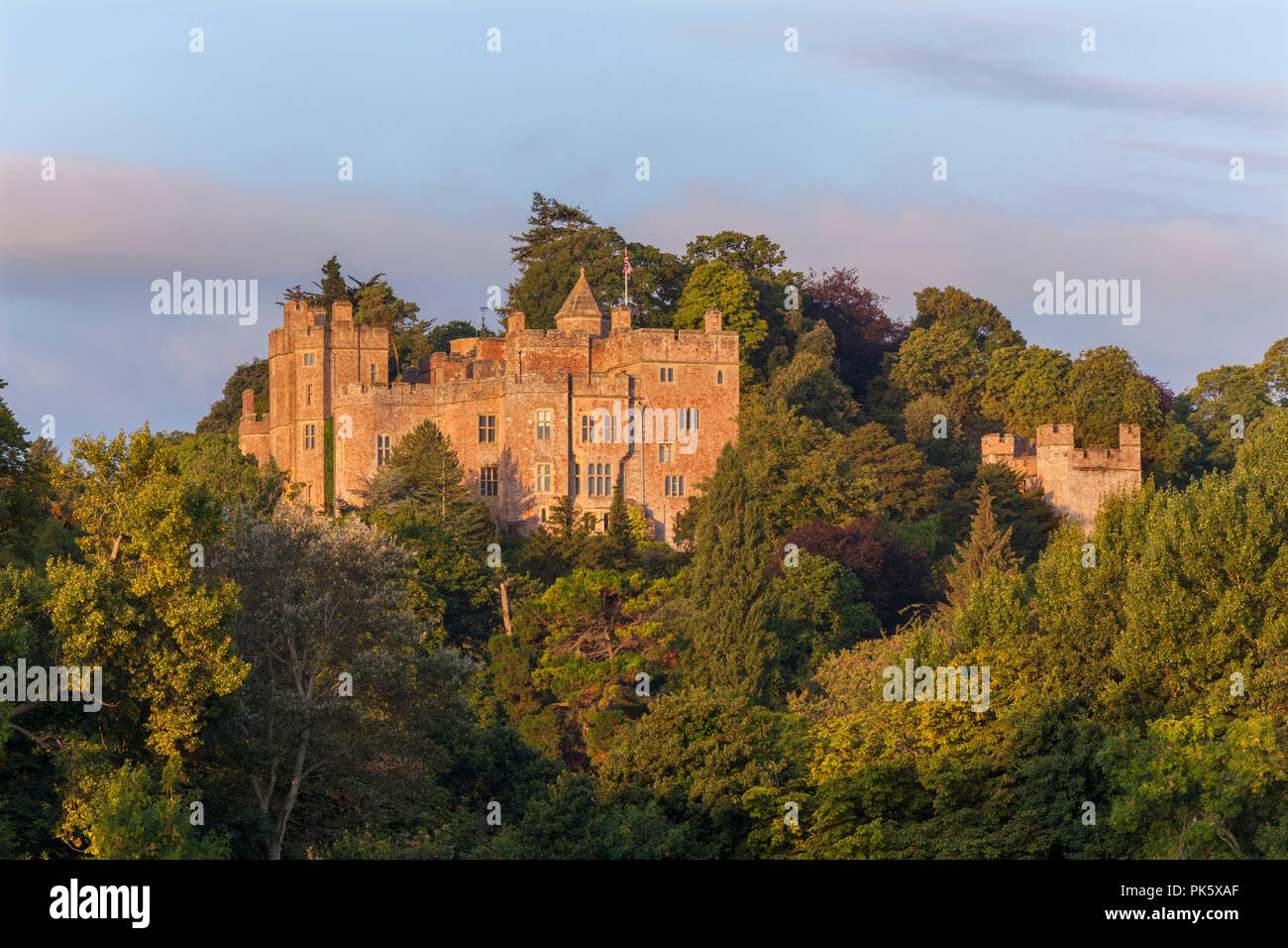 Château de Dunster, Somerset, England, UK Banque D'Images