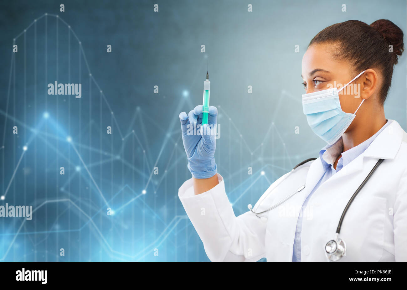 Femme d'Afrique plus de seringue schémas électriques Banque D'Images