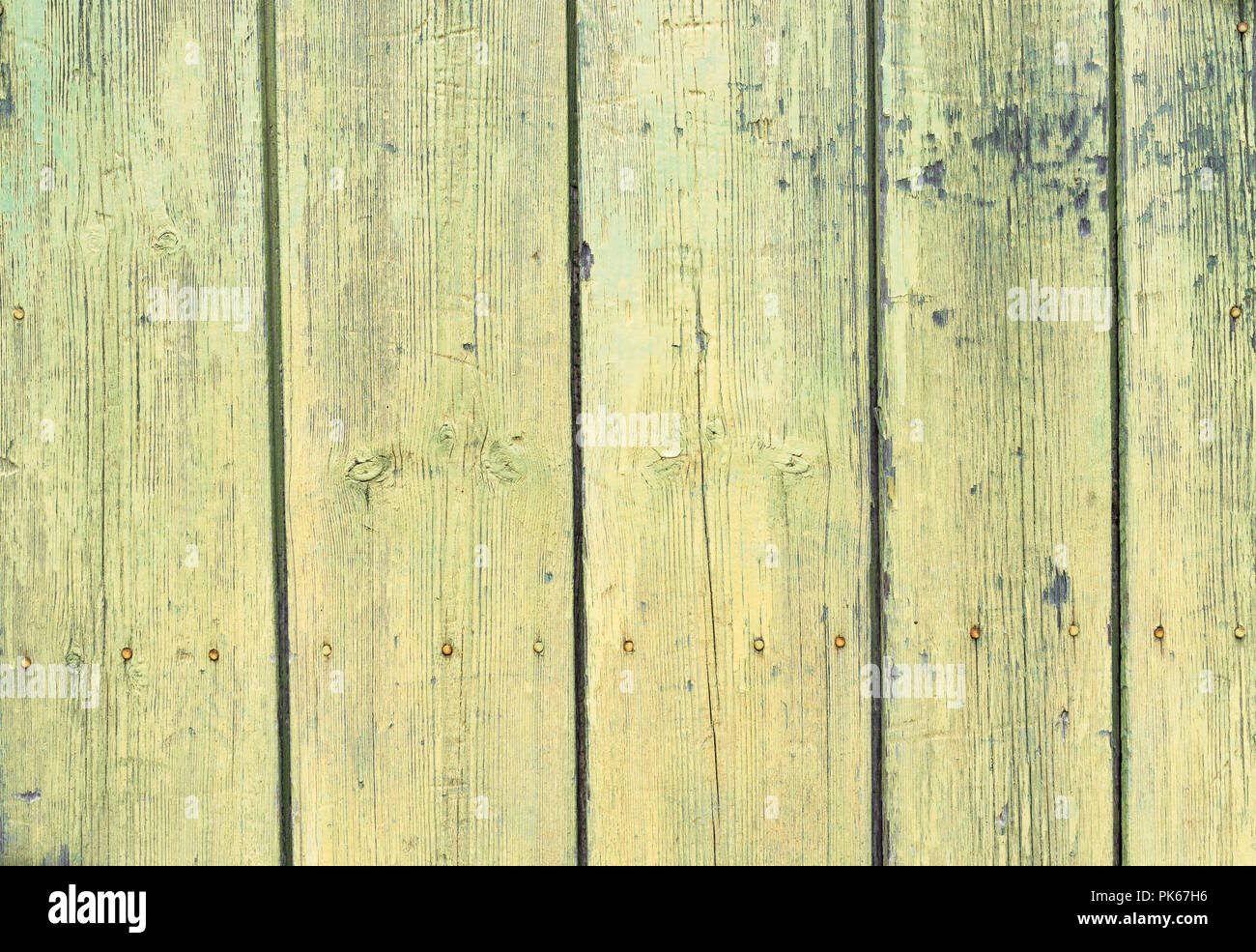 Ancienne peinture jaune texture bois Banque D'Images