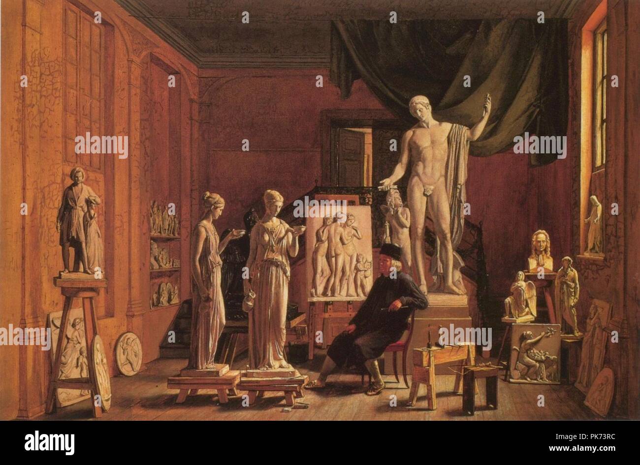 Bertel Thorvaldsen, 019. Banque D'Images