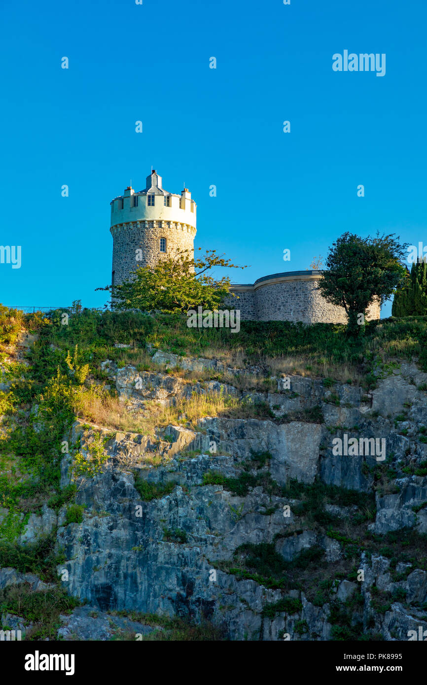 Observatoire Clifton Bristol en Angleterre le 07 septembre 2018, à l'origine construit comme un moulin pour moudre le maïs en 1766 Banque D'Images