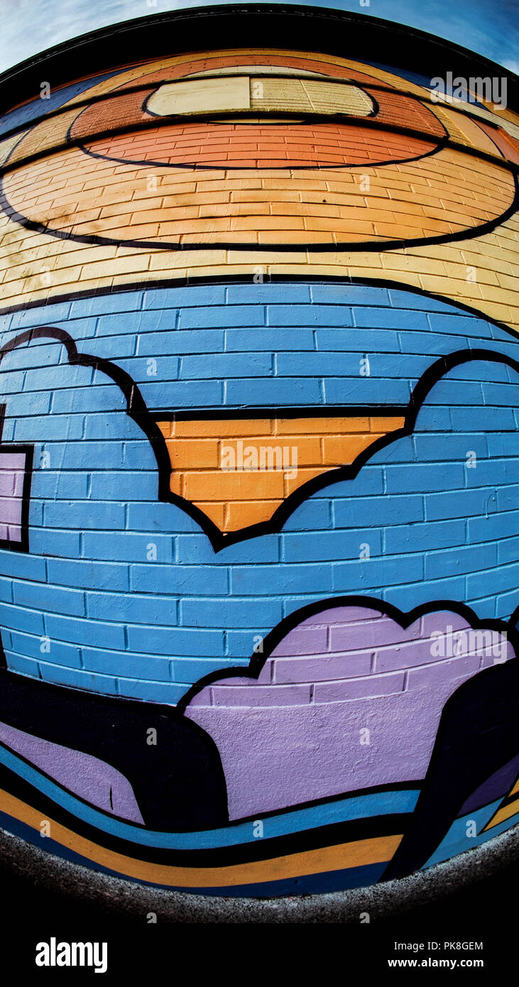 Montreal graffiti plateau Banque de photographies et d’images à haute