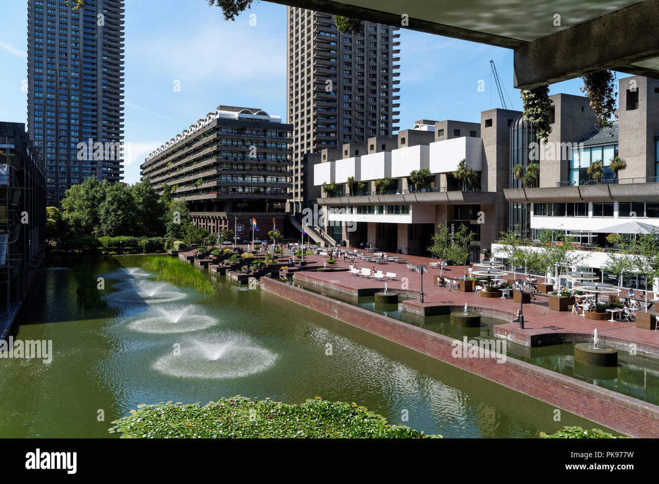 The Barbican Center, Londres Angleterre Royaume-Uni Banque D'Images