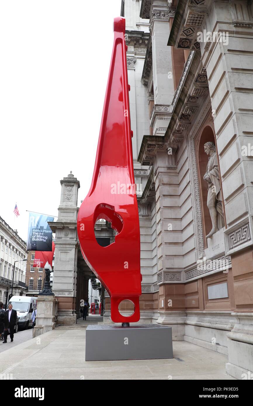 Renzo Piano .l'art de faire des bâtiments12 septembre 2018 Royal Academy of Arts Banque D'Images