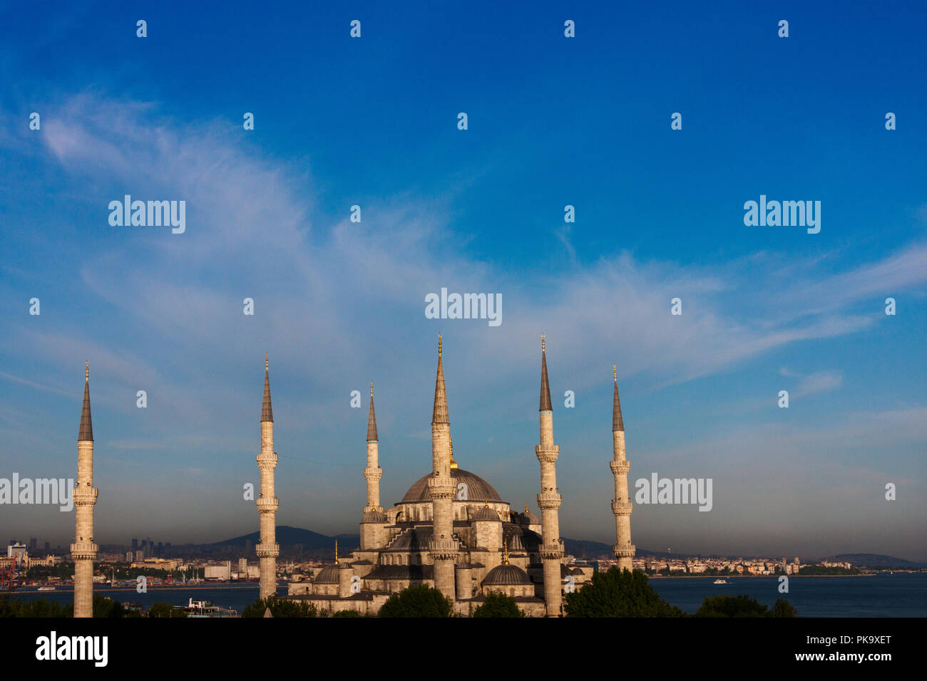 La mosquée bleue (mosquée Sultan Ahmed), Istanbul, Turquie Banque D'Images