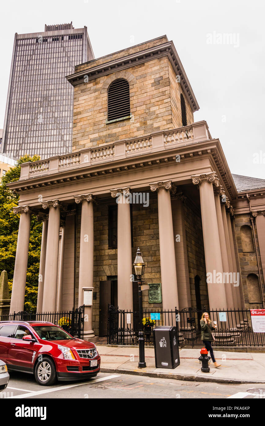 Chapelle du roi   Boston, Massachusetts, USA Banque D'Images