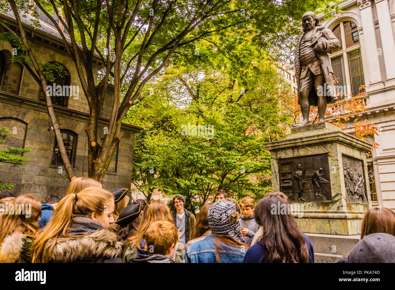 L'ancien hôtel de ville de Boston, Massachusetts, USA Banque D'Images