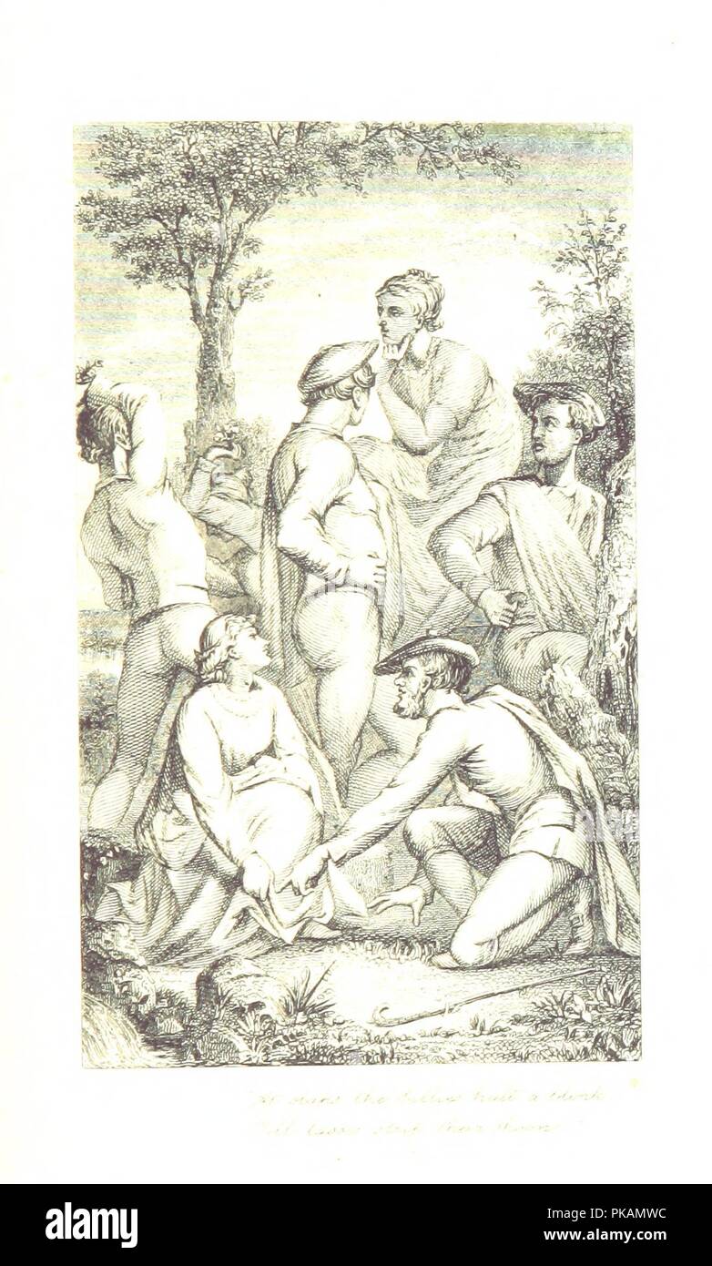 Libre à partir de la page 155 de "The Poetical Works of Robert Burns. Édité, avec une mémoire critique, par William Michael Rossetti. Illustré par Jean Moyr Smith' . Banque D'Images