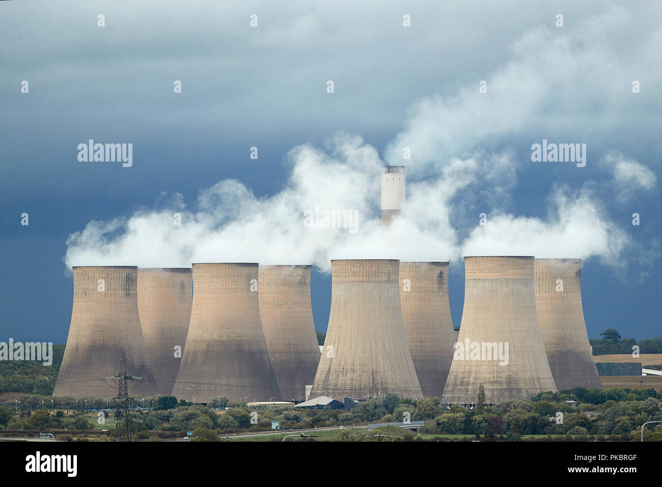 Ratcliffe sur Soar Coal Power Station Nottingham UK Banque D'Images