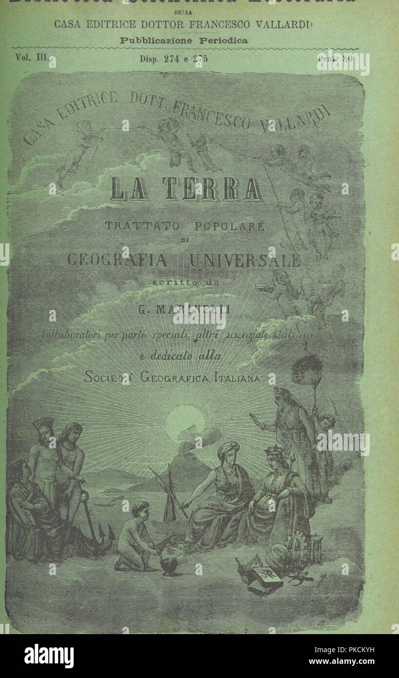 Libre à partir de la page 1021 de 'La Terra, trattato popolare di geografia universale par G. Marinelli ed altri scienziati italiani, etc. [avec illustrations et cartes.]' . Banque D'Images