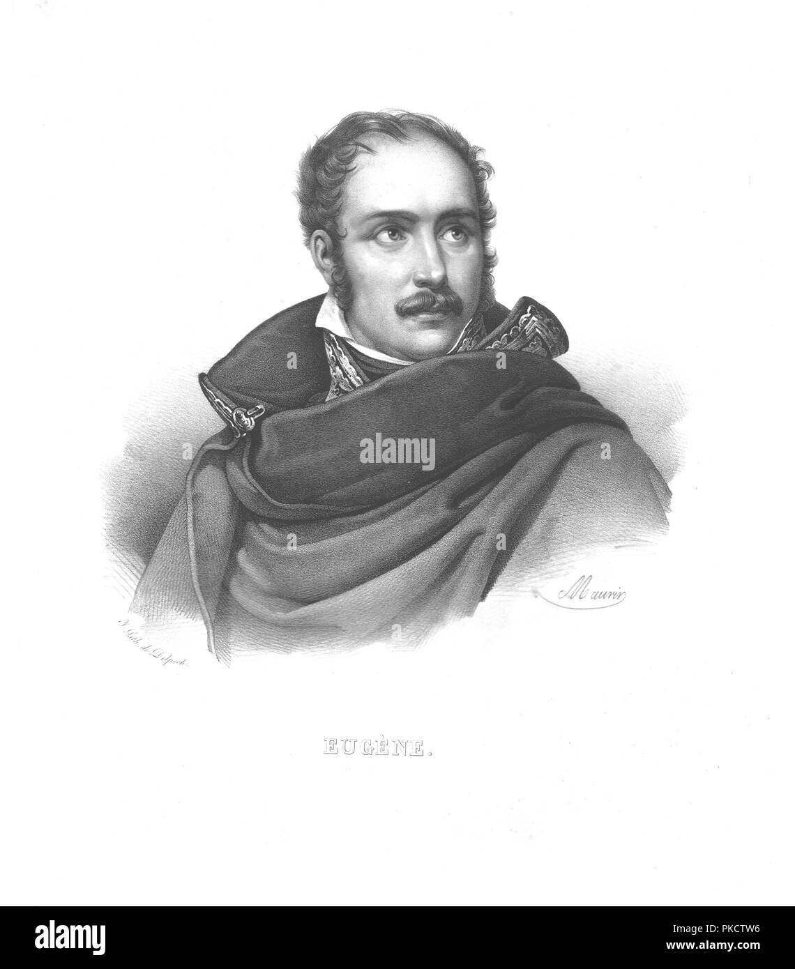 Eugène de Beauharnais, (c1820s). Artiste : Maurin. Banque D'Images