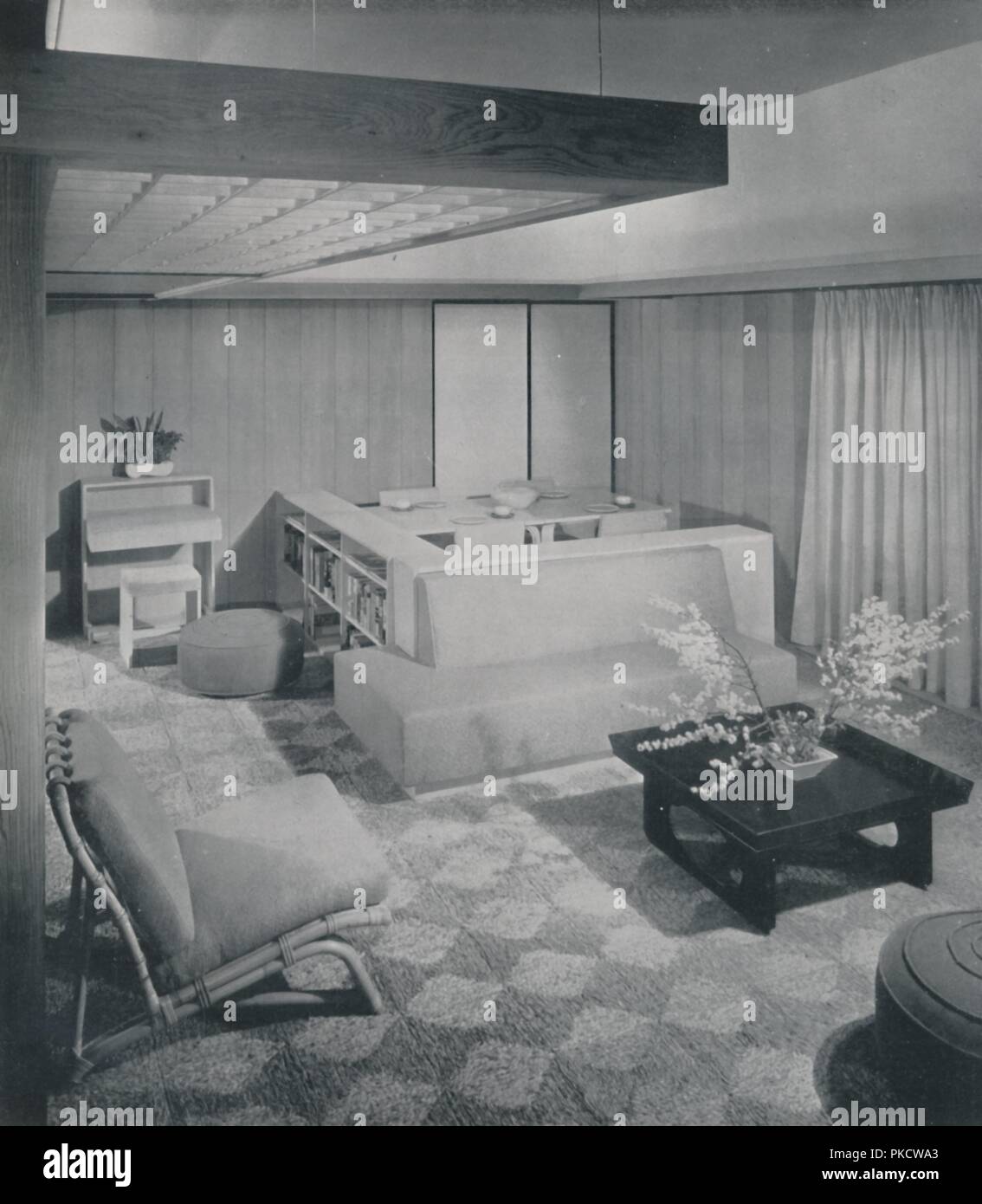 'Une combinaison salon et salle à manger', 1942. Artiste : Inconnu. Banque D'Images