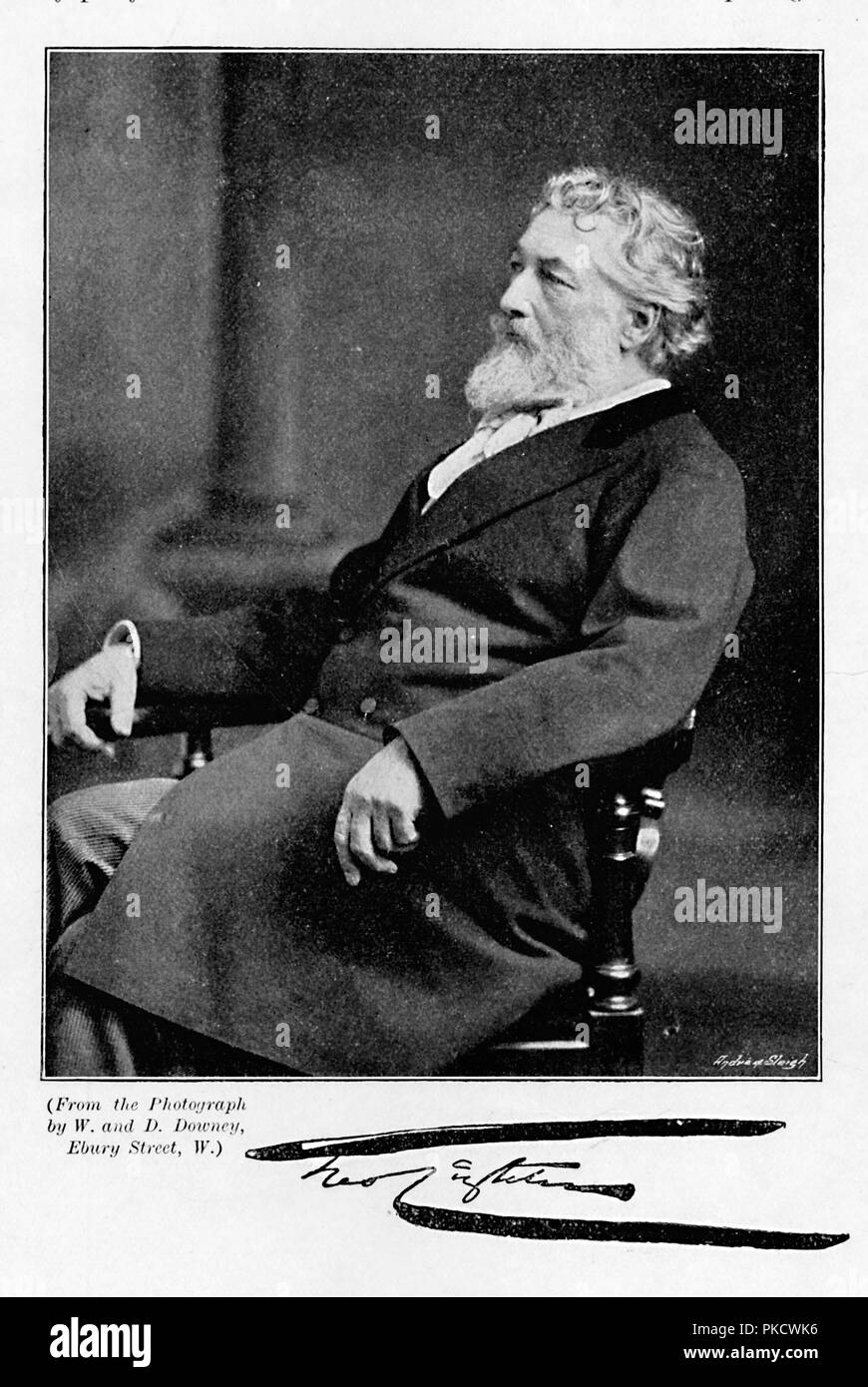 'Lord Leighton', c1890, (1896). Artiste : W&D Downey. Banque D'Images