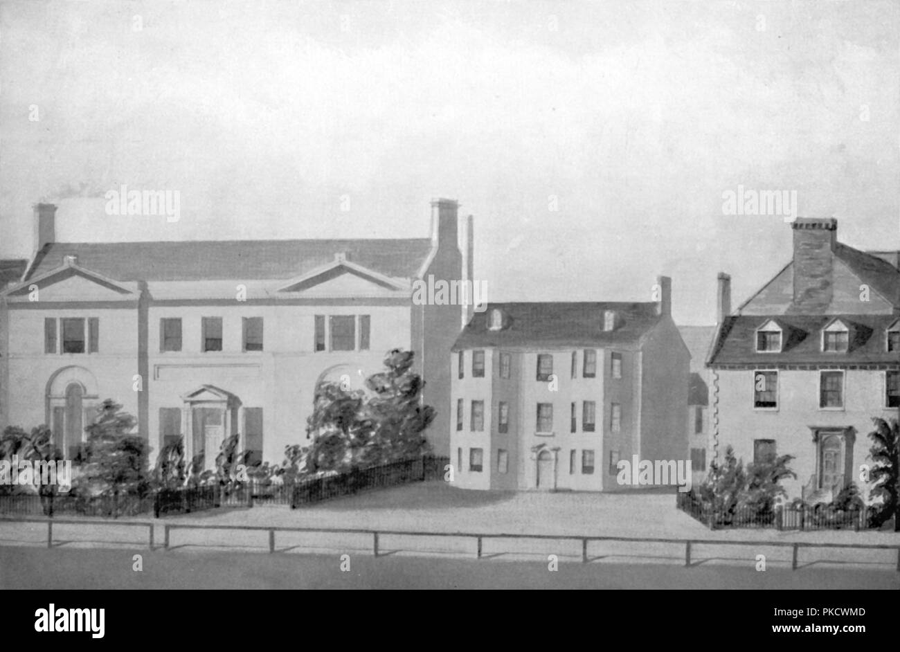 'Marlborough House, Old Steine, environ 1800', (1939). Artiste : Inconnu. Banque D'Images