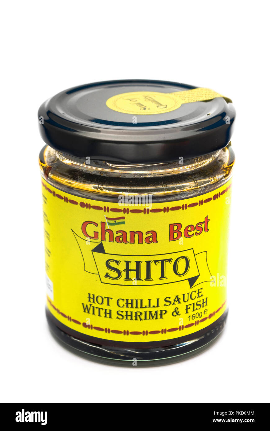 Ghana meilleure sauce Chili chaud Shito Banque D'Images