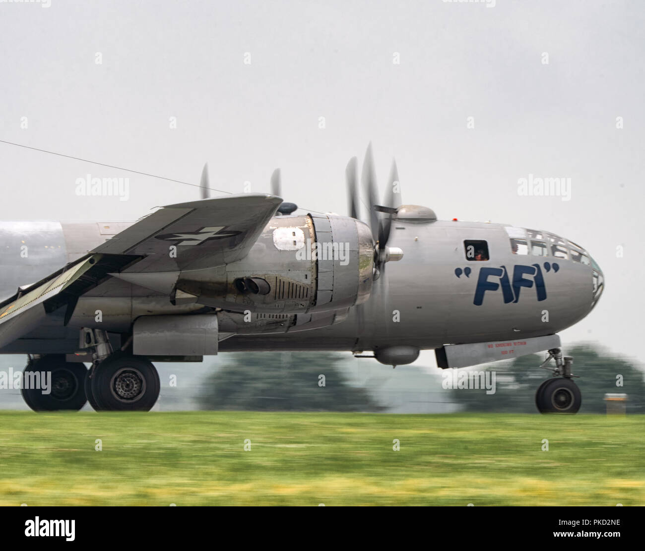 B29 FIFI Landing Banque D'Images