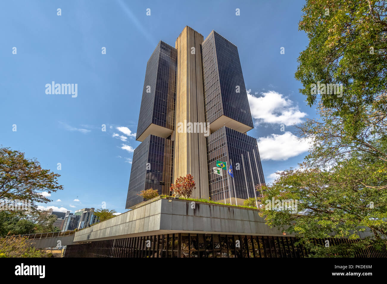 Banque centrale du Brésil - Brasilia, quartier général de district fédéral, Brésil Banque D'Images