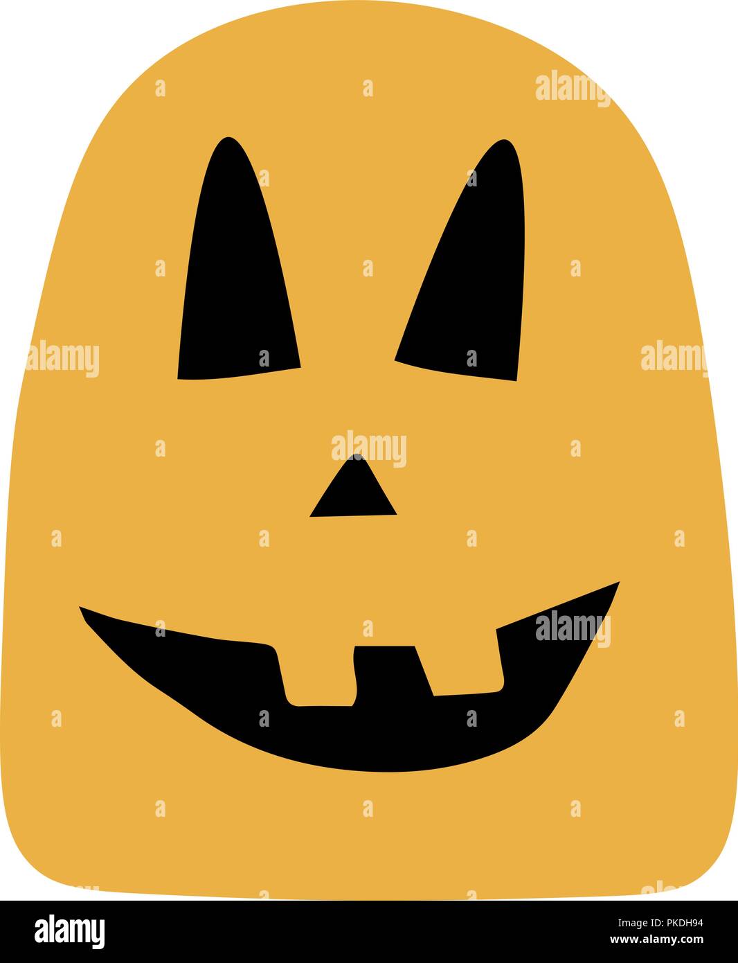 Illustration vectorielle, les personnages de dessins animés pour l'halloween, costume de citrouille d'usure, Illustration de Vecteur