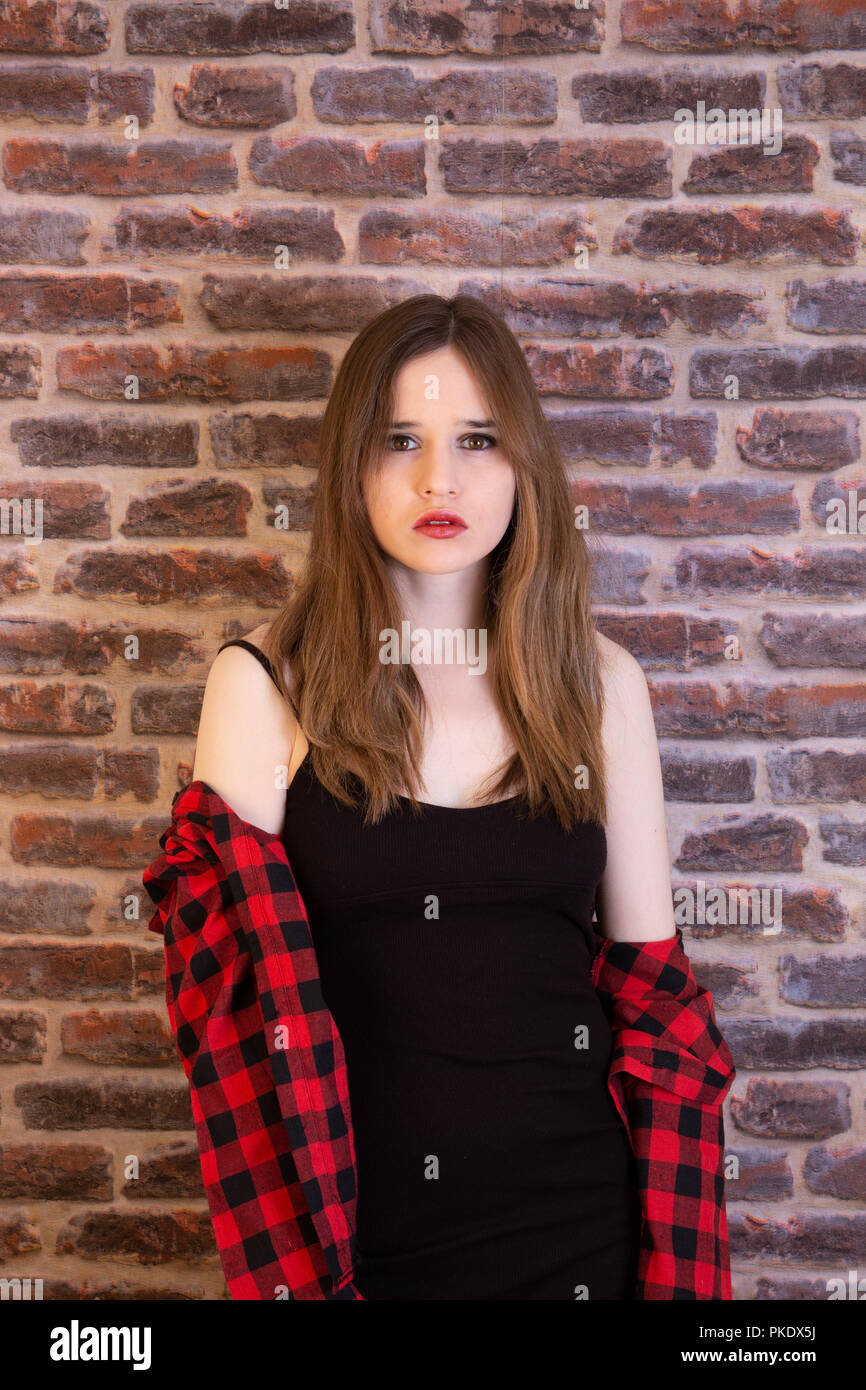 Années 1980 / années 1990 auto-portraits stylisés Banque D'Images