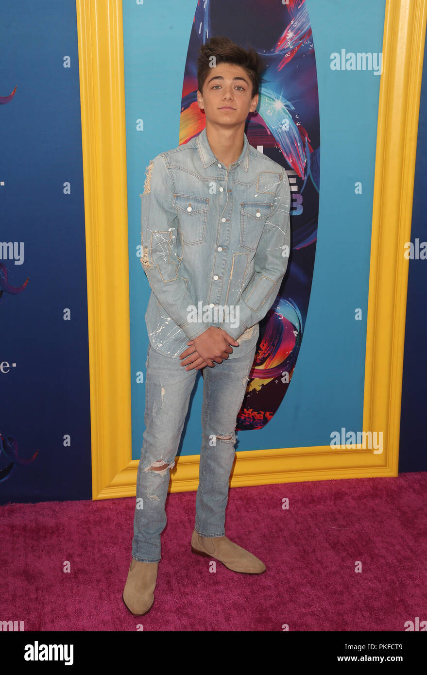 TEEN CHOICE 2018 comprend : Asher Angel Où : Inglewood, California, United States Quand : 12 août 2018 Credit : FayesVision/WENN.com Banque D'Images