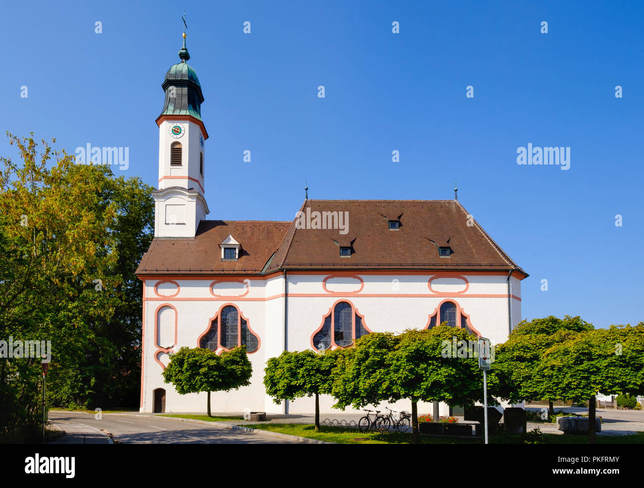 Église de pèlerinage à Notre Dame, Bobingen, souabe, Bavière, Allemagne Banque D'Images