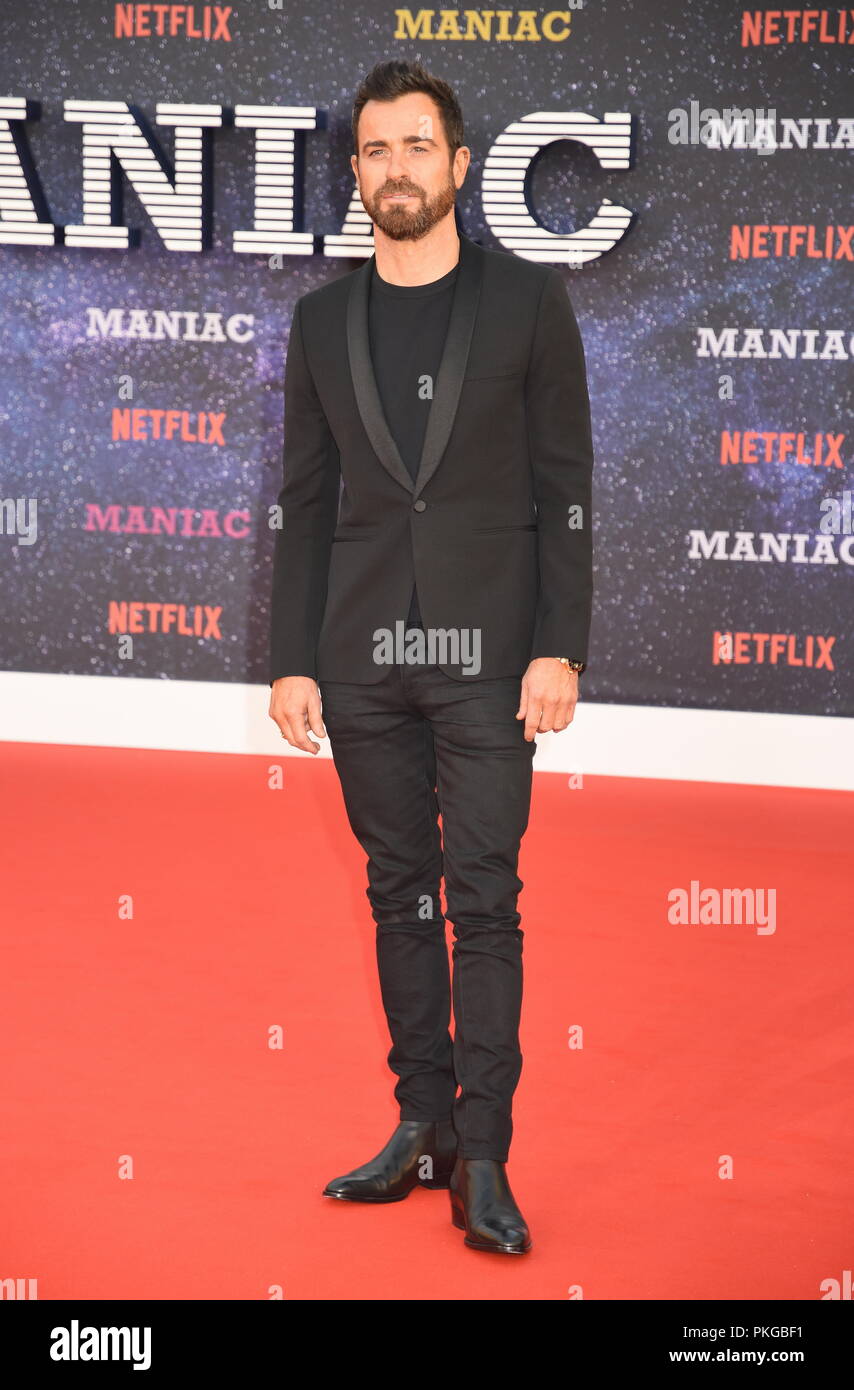 Londres, Royaume-Uni. 13Th Sep 2018. Justin Theroux,'Maniac' Première mondiale,Queen Elizabeth Hall,Southbank,London Crédit : michael melia/Alamy Live News Banque D'Images