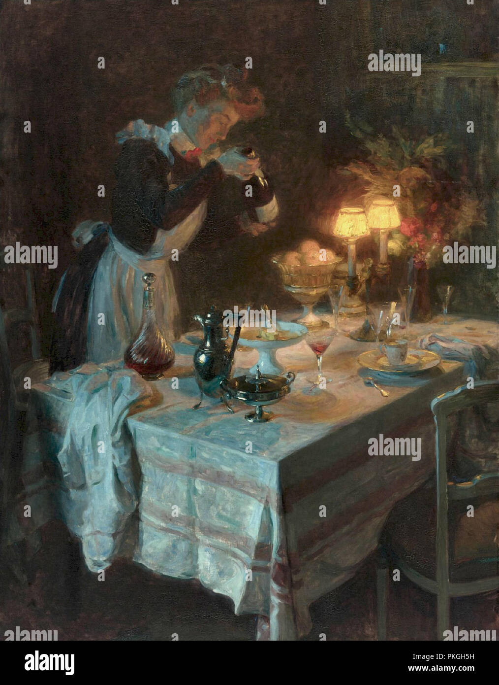 Grun Jules Alexandre - Effet de lumière Banque D'Images