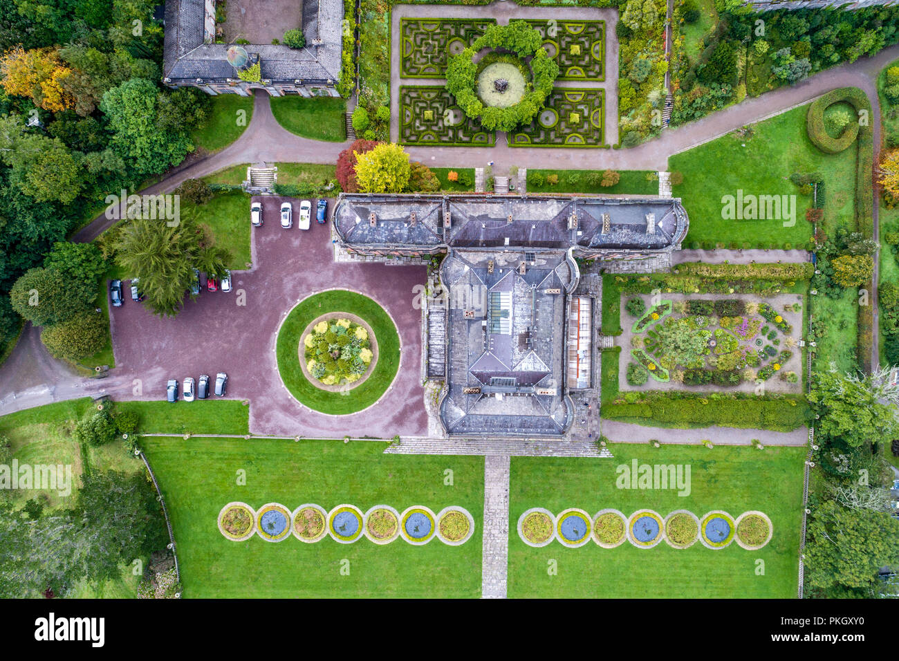 Bantry House and Garden, West Cork Irlande Banque D'Images